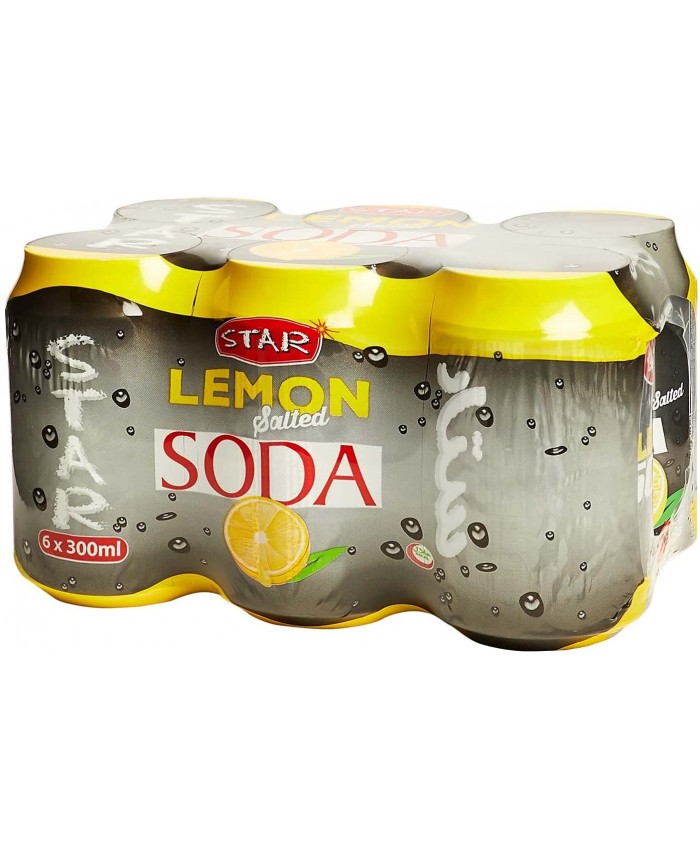 STAR SODA Lemon  Tin 1x24x300-ML